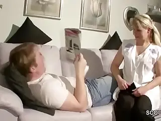 German MILF seduces a young man for home alone fun, her experience leading the way. There are no rules.
