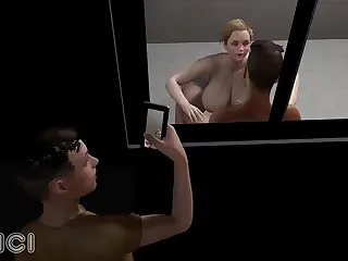 Dampf in der Dusche setzt die Bühne für VAM, der einen Blowjob und Reitvergnügen liefert, ihre Körper glitschig und glänzend, während sie die Begierden des anderen erkunden. Höre das Wasser herabströmen, während sie neue Höhen der Lust erreichen.